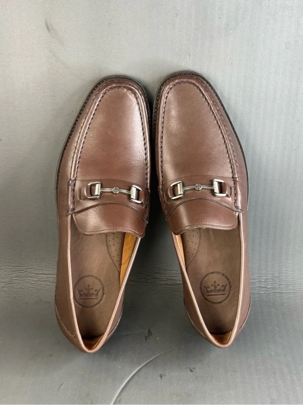 Peter Millar Crown Leather Bit Loafer shoes men’s size 11 new